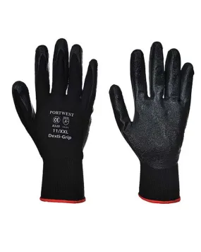 (6/Case)  The Portwest Black Dexti-Grip Glove