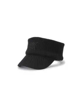 ANEW Solid Knit Visor - Black