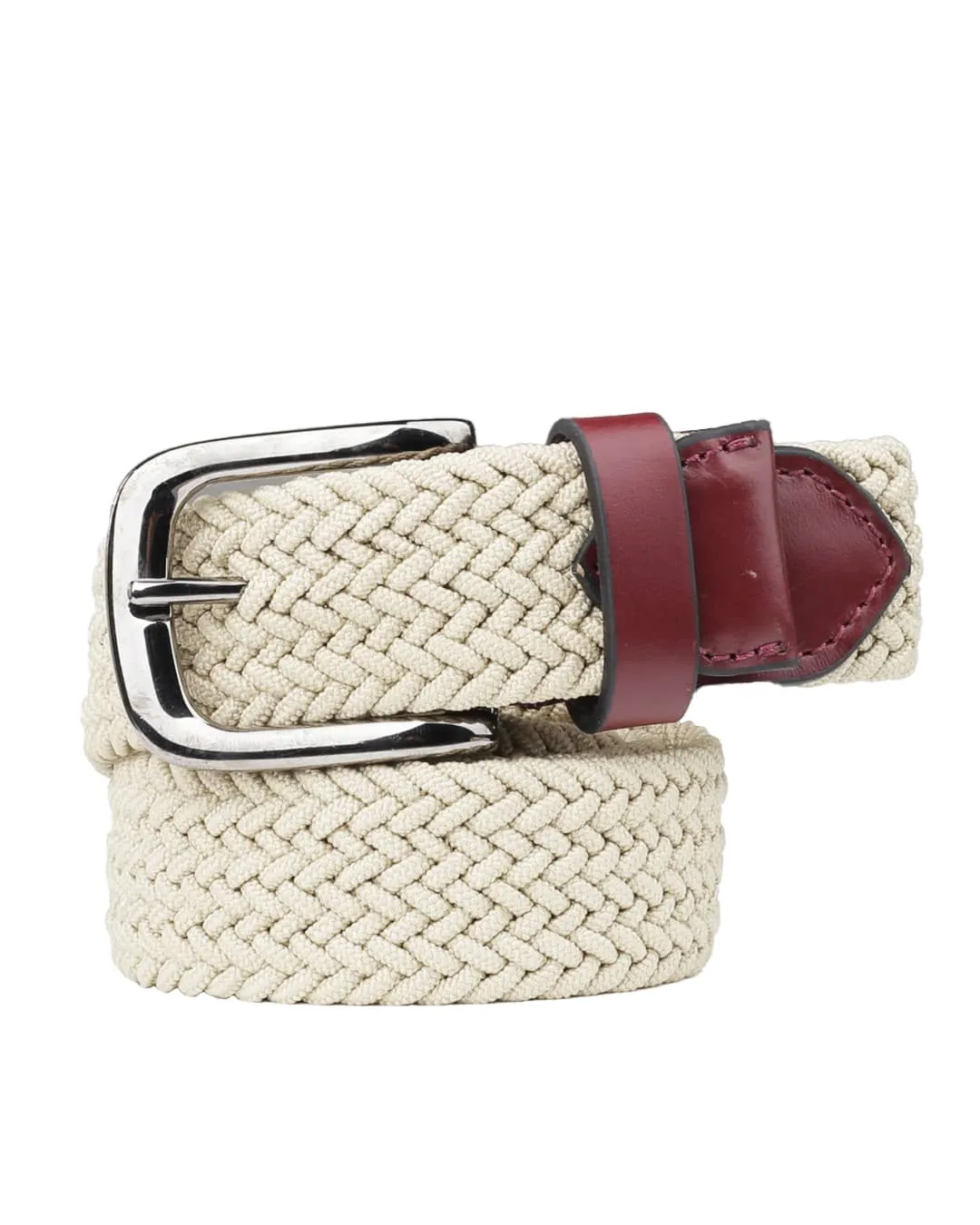 Bacca Bucci Men's Elastic Braided Golf Belt