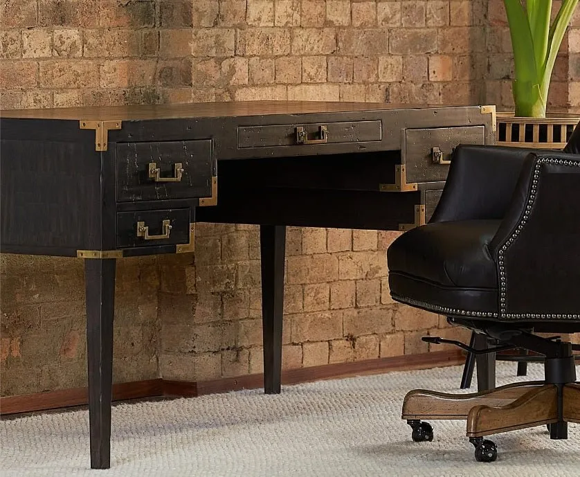 Balmoral Desk - Charcoal