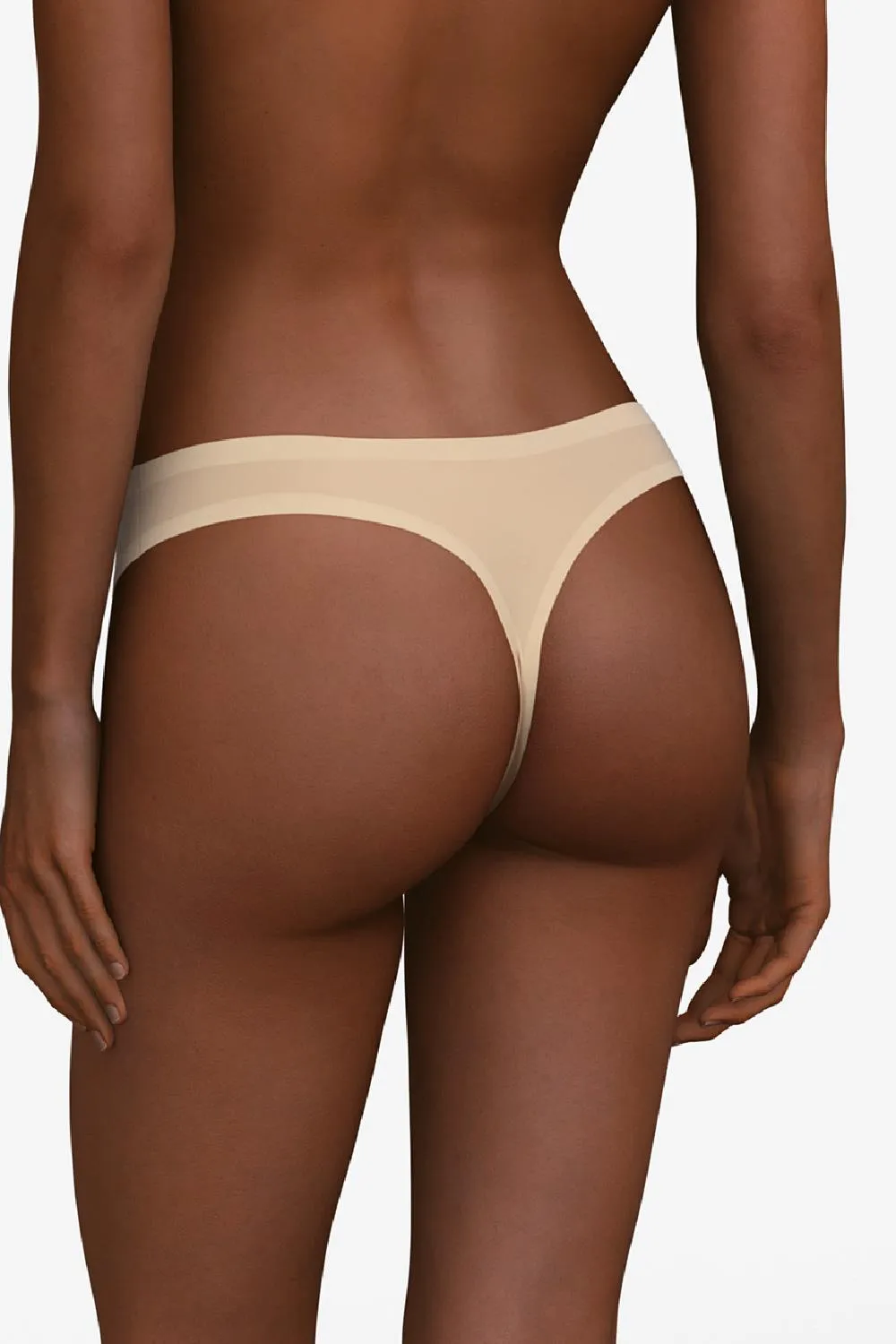 Chantelle Soft Stretch One Sized Thong, Nude (2649)