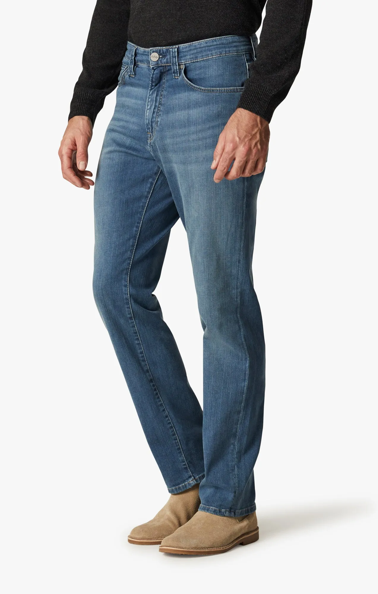 Charisma Relaxed Straight Jeans In Mid Soft