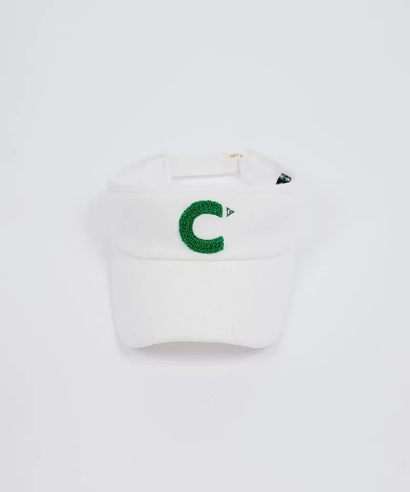 CREVE NINE: Corduroy Visor - Ivory