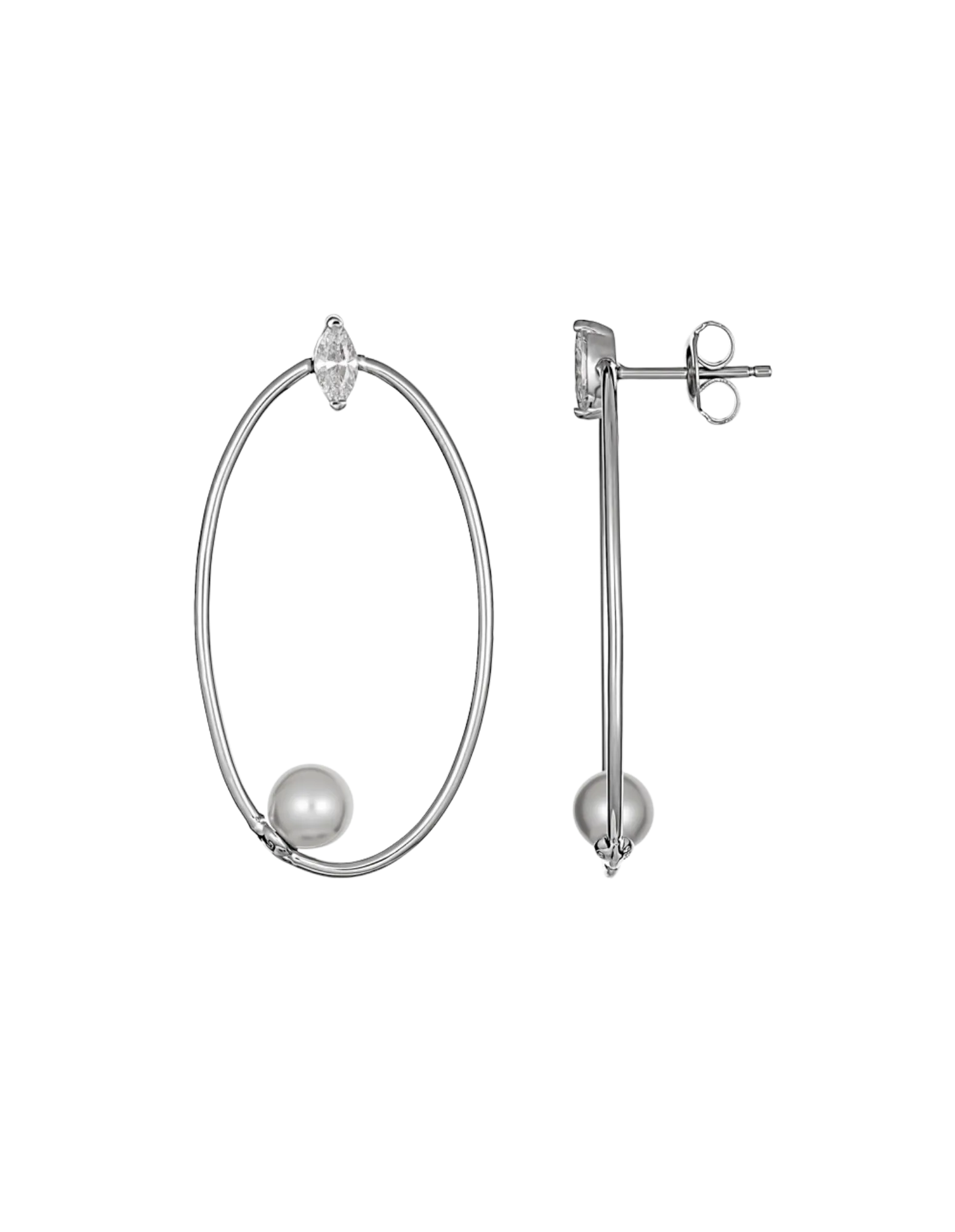 Georgini Heirloom Admired Earrings - Silver