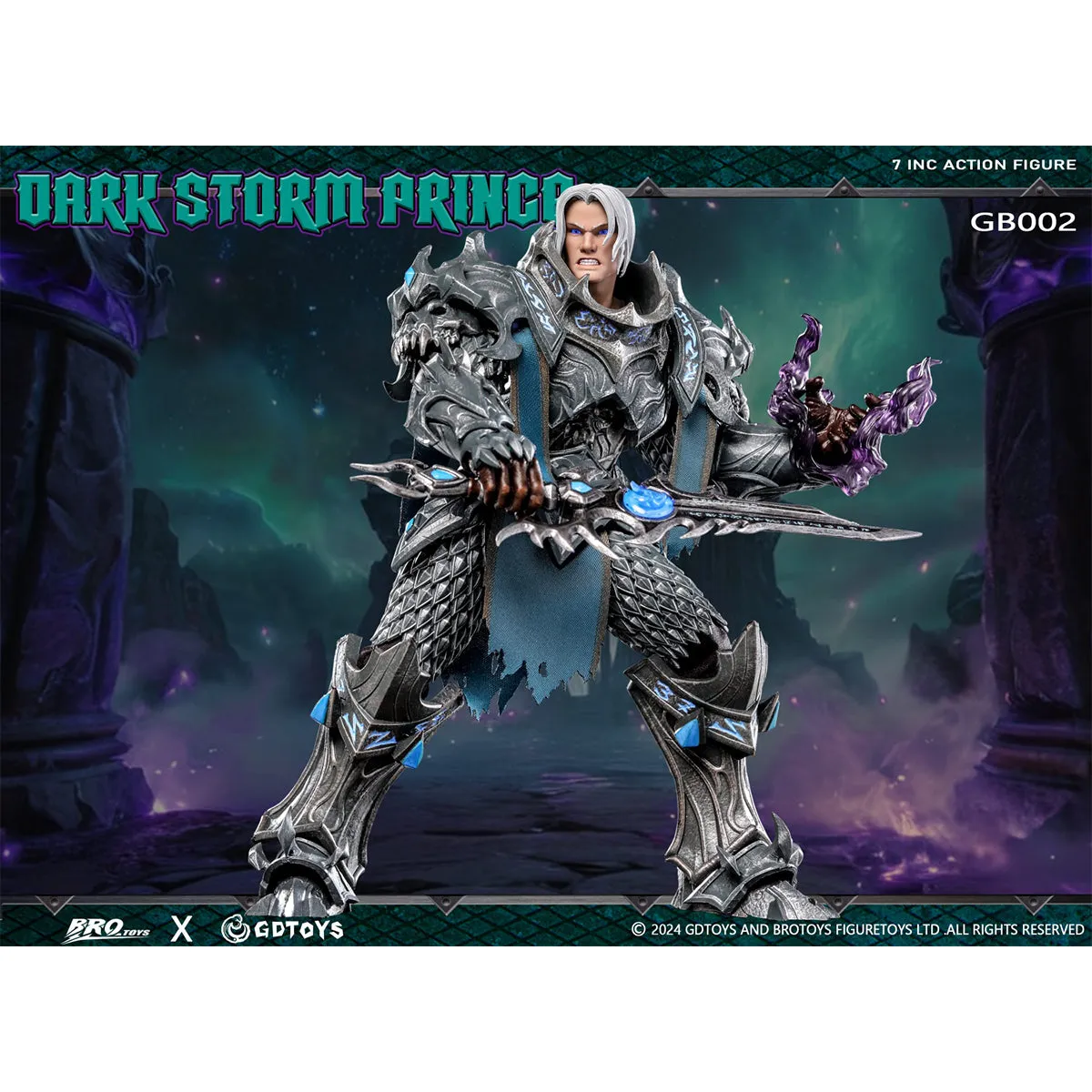 HiPlay BROTOYS 7-Inches Dark Storm Prince Action Figure