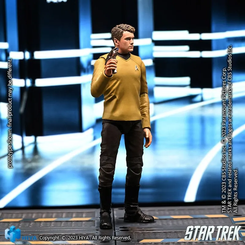 Hiya Toys Star Trek 2009 Chekov Exquisite Mini 1/18 Action Figure