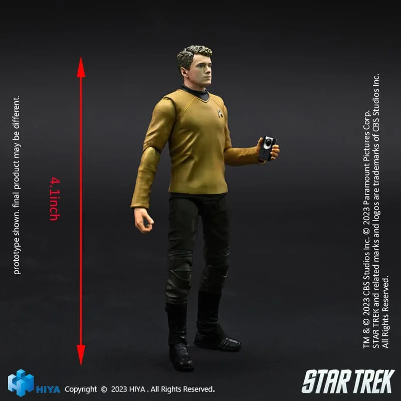 Hiya Toys Star Trek 2009 Chekov Exquisite Mini 1/18 Action Figure