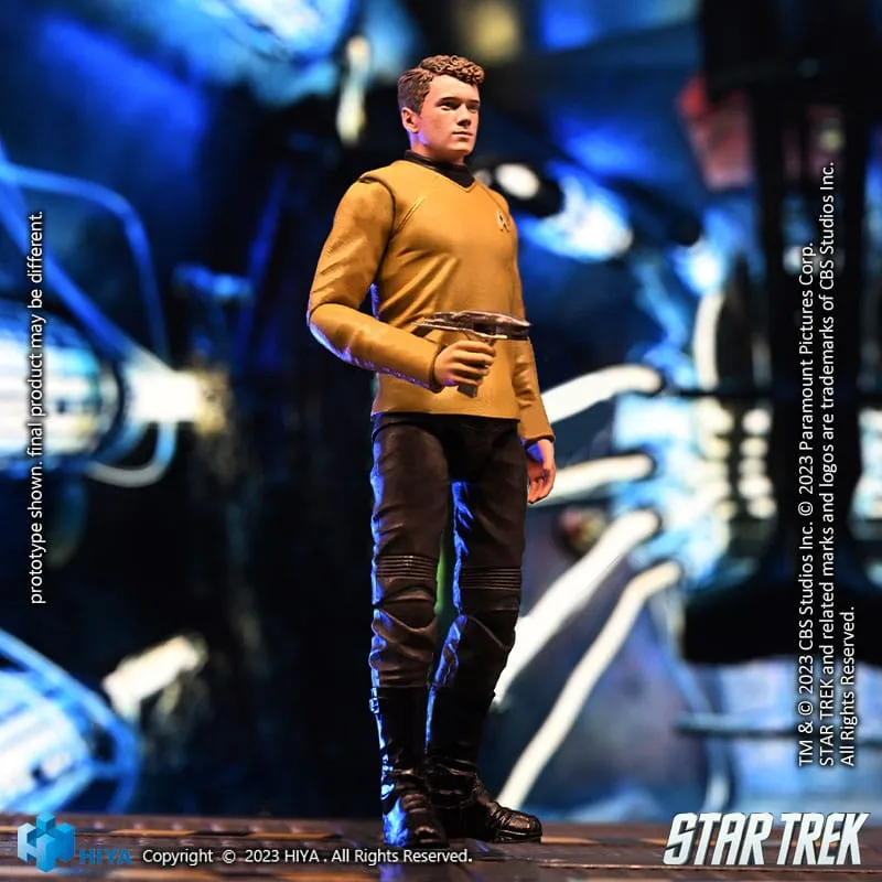 Hiya Toys Star Trek 2009 Chekov Exquisite Mini 1/18 Action Figure