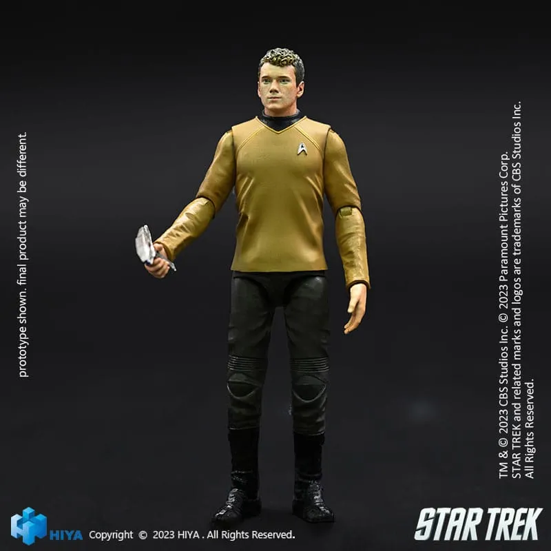 Hiya Toys Star Trek 2009 Chekov Exquisite Mini 1/18 Action Figure