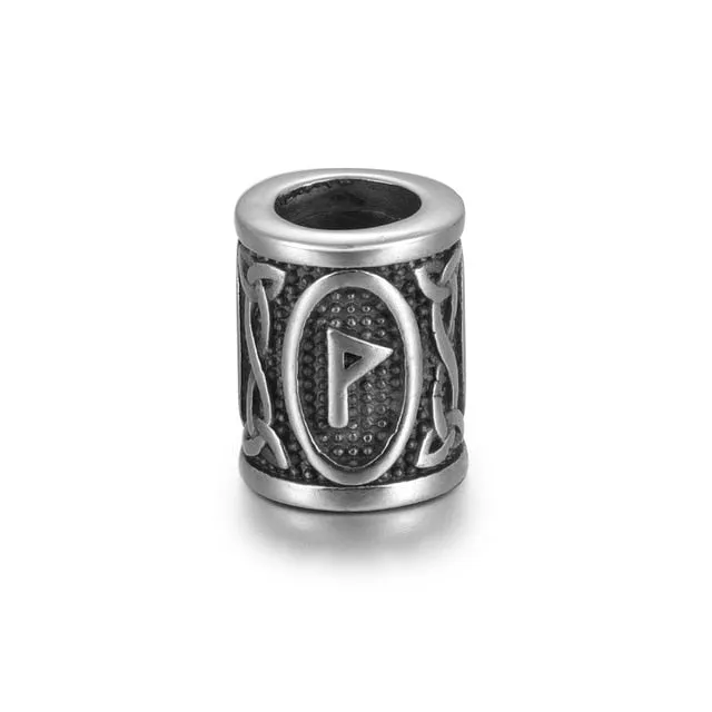 Individual Rune Beads - Stainless Steel