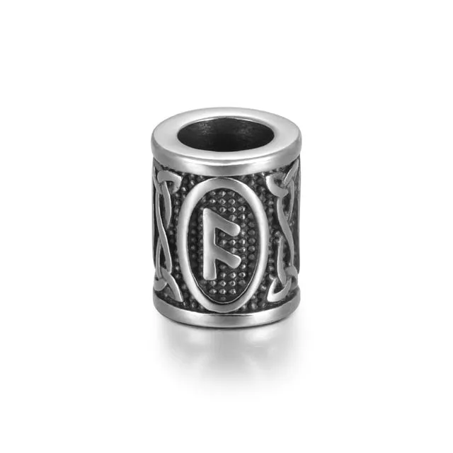 Individual Rune Beads - Stainless Steel