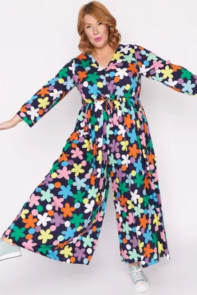 Judith Daisy Spot Long Sleeve Jumpsuit