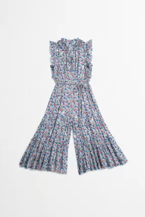 Kids Long Jumpsuit Belene - Blue Jardin