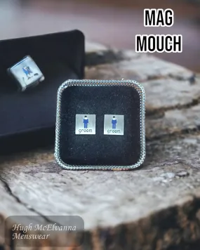 Mag Mouch Groom Wedding Cufflinks