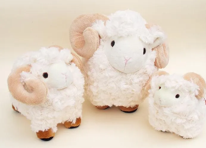 Merino Sheep Toy with Sound (3 sizes)