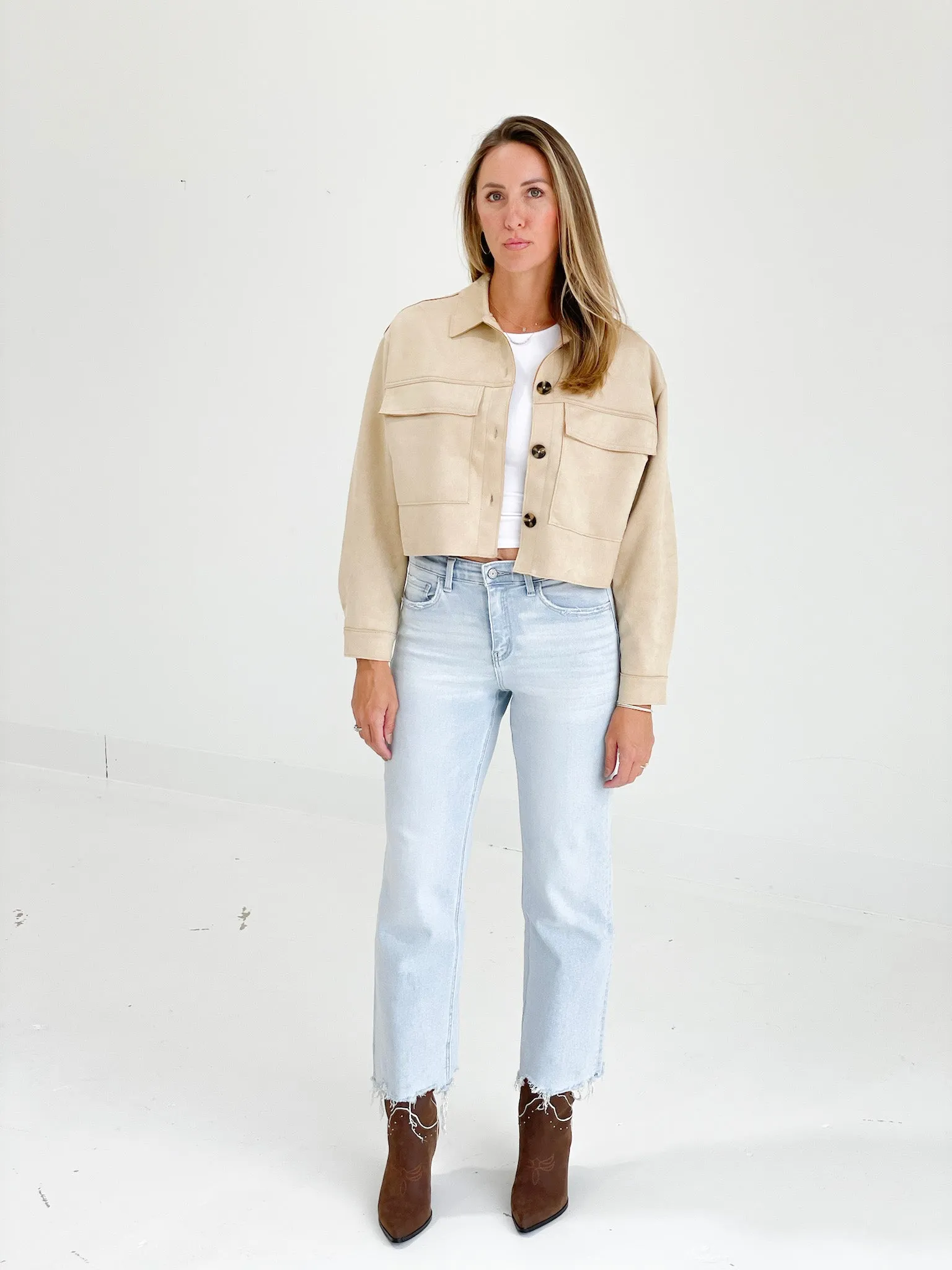 Swayed One Way Jacket - Latte