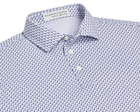 The Nessie Boys Shirt: White & Navy