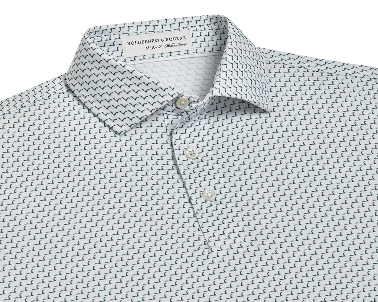 The Nessie Boys Shirt: White & Sage