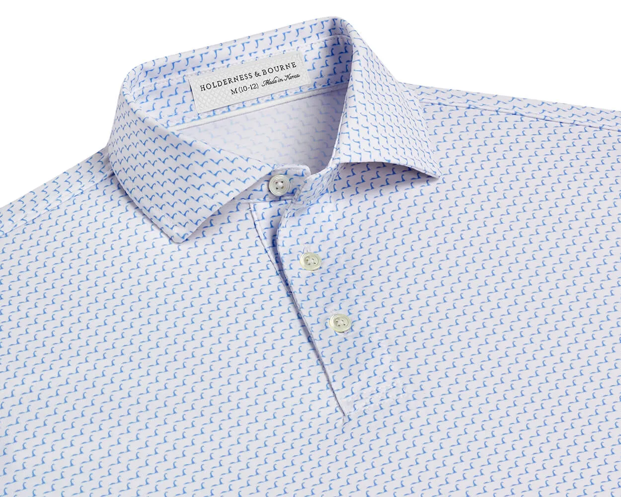 The Nessie Boys Shirt: White & Skye