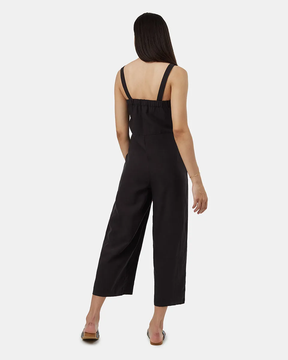 TreeLinen Apron Front Jumpsuit