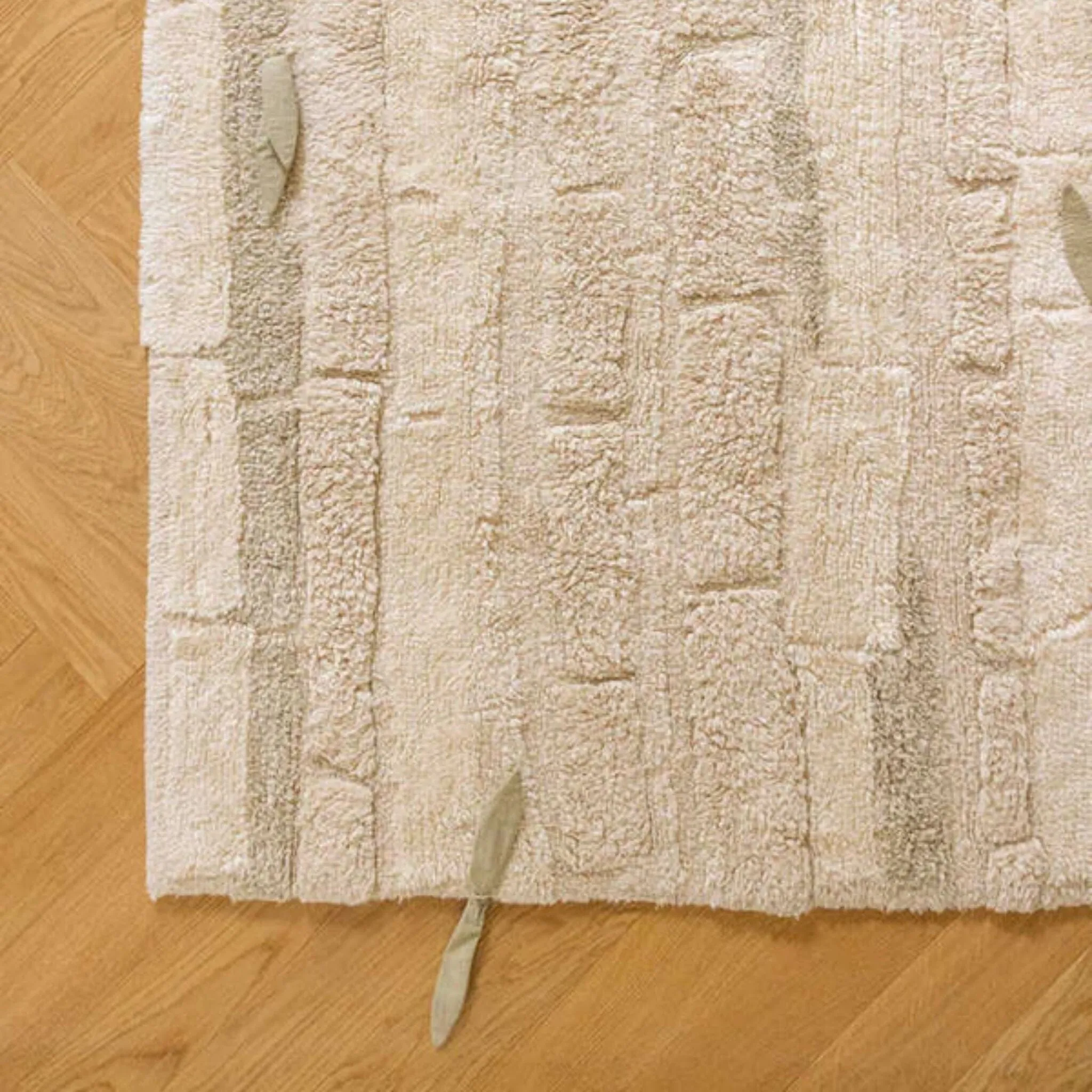 Washable Rug Bamboo Forest | Natural