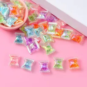 Wholesale 10PCS Acrylic Candy Straight Hole Beads